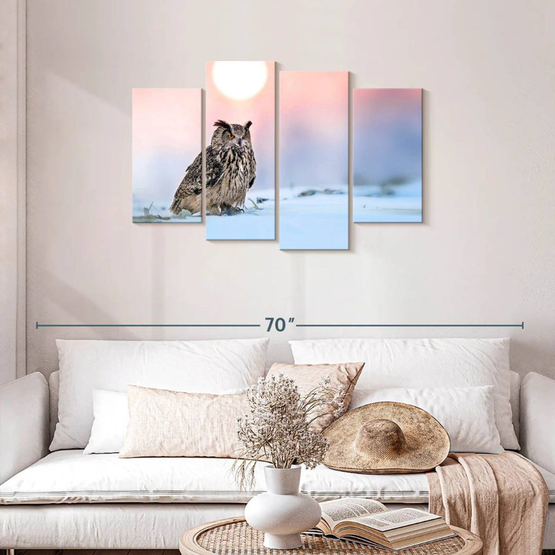 Brampt Enchanting Eagle Owl, 27" H x 43" W