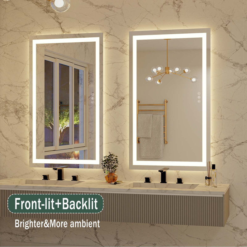 Kamiera Rectangle Wall Mirror, 55" x 30"