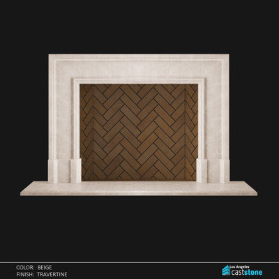 Lotus Fireplace Surround