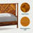Ethan Solid Wood Platform Bed with Headboard, Rustic Bed Frame-652529524-620431626