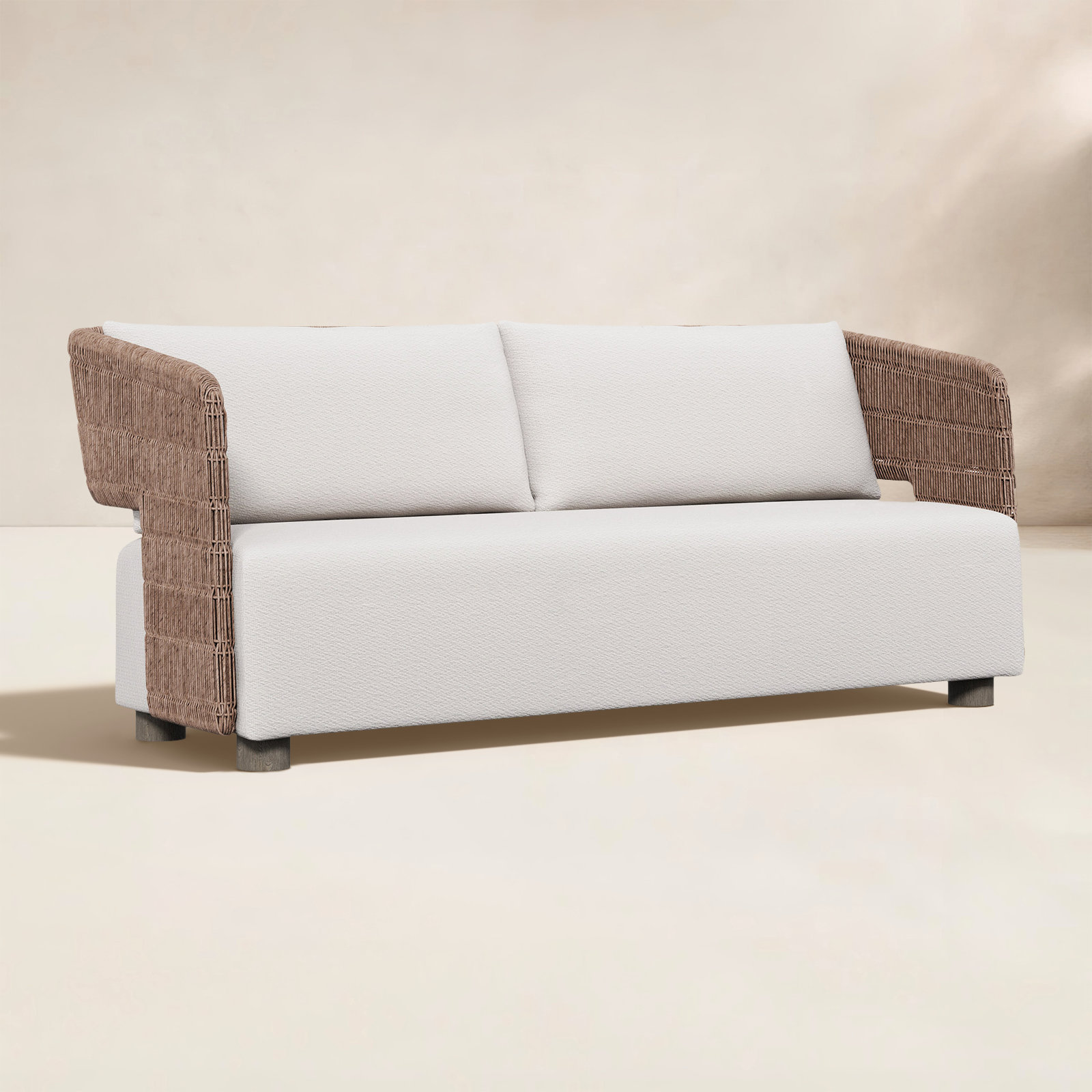 Maldives 72" Sunbrella® Patio Sofa, White
