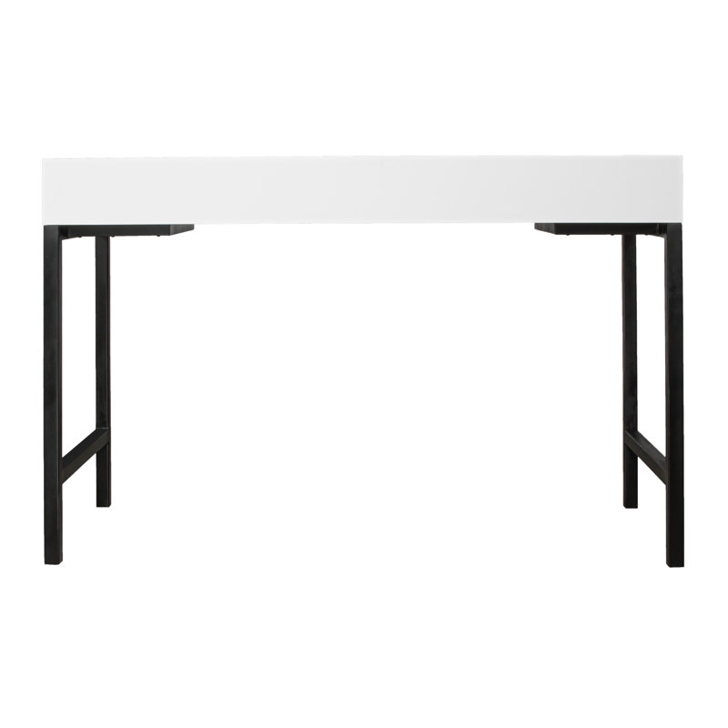 Maple Writing Desk, White