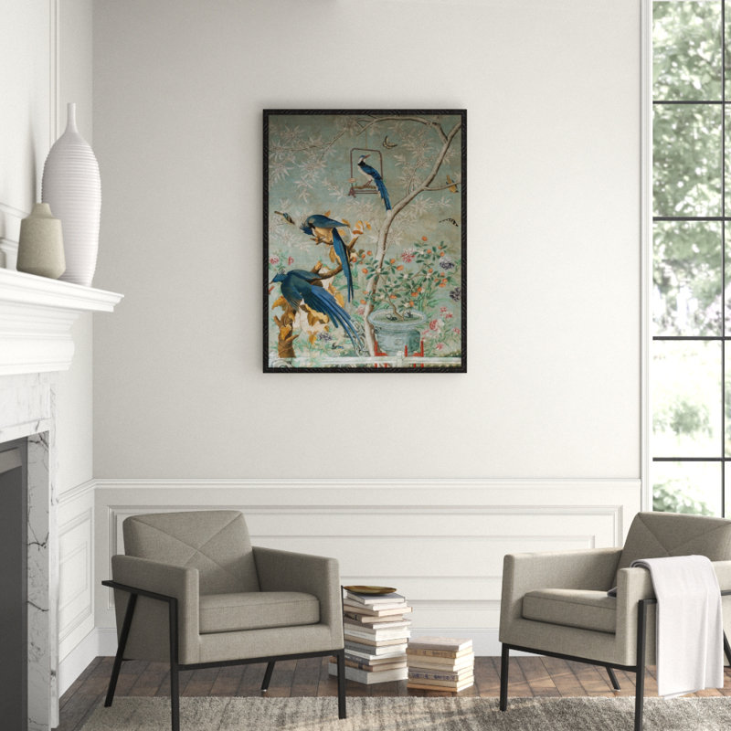 Chinoiserie Collage, Black