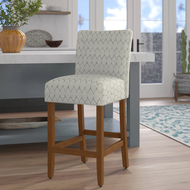 Thorndale Upholstered Counter Stool, Gray