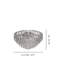 Giogali Ceiling Lamp 80 Crystal Smoky Glossy Chrome E26 Ul 1-1629545427-1629545428
