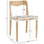 Aruna Side Chair in Beige/Cream