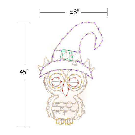 Figurine lumineuse Witch Owl