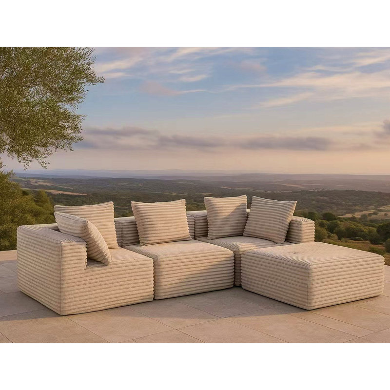Compressed Sofa Magic Cube Sofa Sectional, Ash Gray