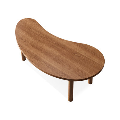 78.74"Walnut Free form Solid Wood desks