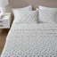 Ensemble de draps 4 pièces 100% coton 4 pièces Cal King, flocons de neige noirs