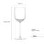 Milan 750ml White Wine Glass Set