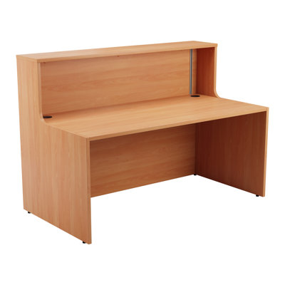 Buariki Rectangle Synthetic Laminate Reception Desk