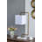 9x14.3x25.2" Metal Table Lamp