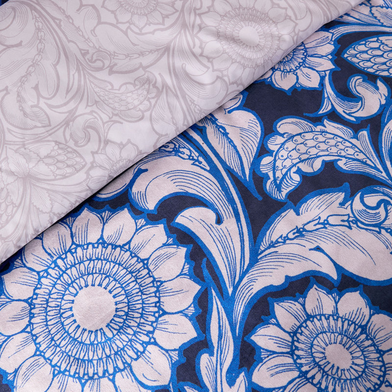 Romilly 100% Polyester Duvet Cover Set, Super King Duvet Cover + 2 Standard Pillowcases