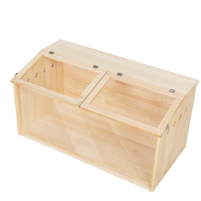 Wooden Hamster With Acrylic Panels For Safe And Visible Living Middle Sized Habitat Easy Assembly Good Ventilation