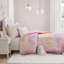 Ensemble d'édredon 3 pièces à imprimé teinture Tie Dye avec coussin décoratif-132798787-132798788