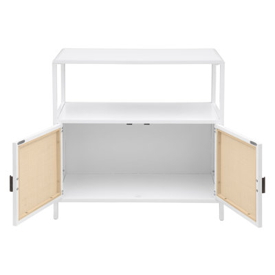 Kenneth White 2-door Radio Weave Accent Cabinet