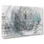 Hare In A Winter Forest In Abstract - Wrapped Canvas Print-55310945