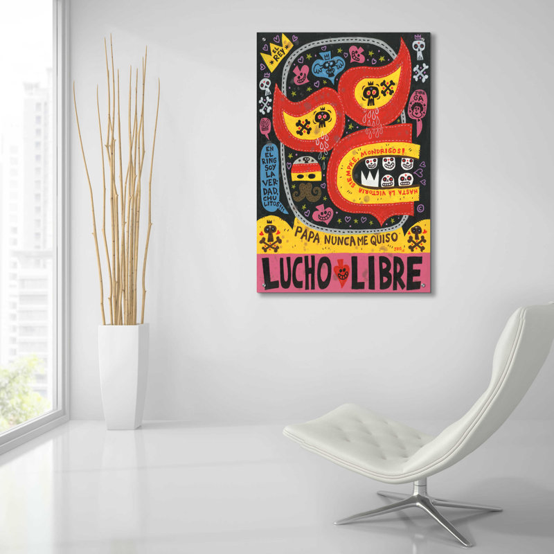 «El Fuerte» par Jorge R. Gutierrez, H 36 po x l 24 po x P 0,2 po