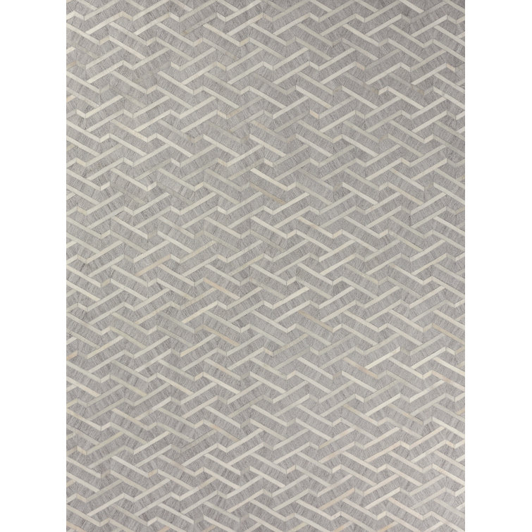 Berlin Cowhide Geometric Area Rug