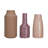 Various Round Stoneware Vases in Reactive Glaze