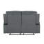 Causeuse inclinable en tissu de microfibre transitionnel-405401830