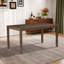 Ensemble de table de salle à manger 6 pièces avec banc et chaises (ensemble de 6)-1012651596-1012651598-1012651597