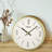 QXG158GLH Classic Modern Clock, Golden