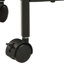 Zaylee 44.7cm W Metal Shelving Unit with Wheels-1675128246