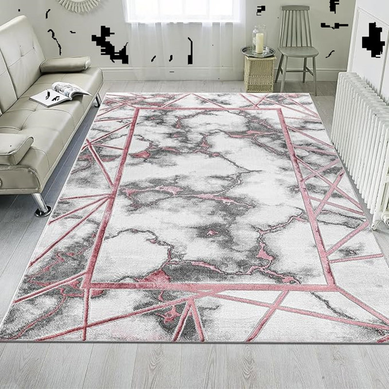 Modern Abstract Area Rugs Soft Living Room Rug Hallway Kitchen Bedroom Carpet Floor Mat, Rectangle 80 x 150 cm
