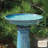 Ceramic Pedestal Birdbath