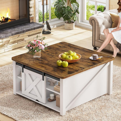 Table basse à plateau relevable Veronike