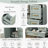 Modern Bathroom Vanity with Sink Combo Set, Featuring Soft Closing Door, Multiple Drawers, and Solid Wood Frame for Enhanced Storage and Style