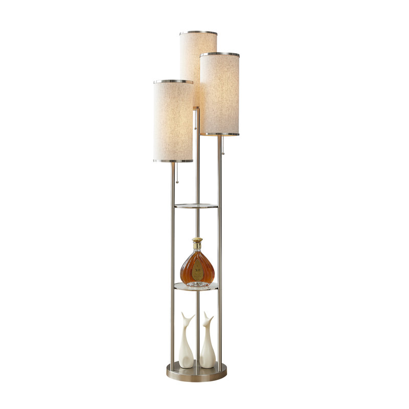 Lampe sur pied 66 "à trois lumières