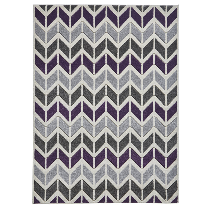 Armbruster area rug Machine Woven Rectangle Grey, Rectangle 120 x 170cm
