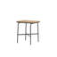 Arlisha Acacia Metal Base Dining Table