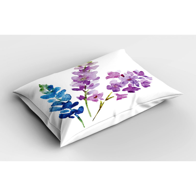 Spring Polyester Floral Sham Set, King
