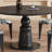 Round ash dining table set-107124267-107124268