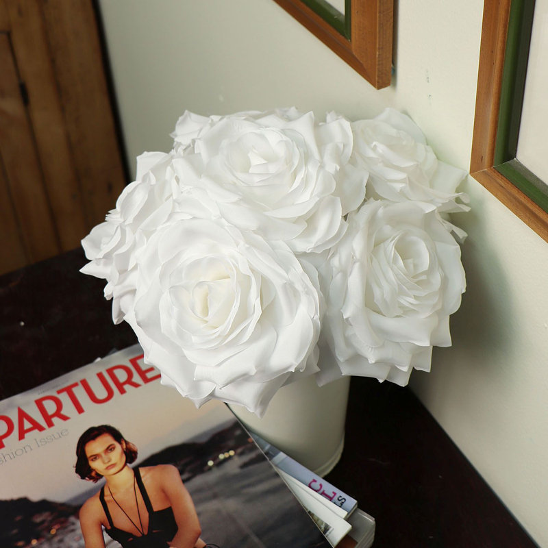 Roses Stem, White