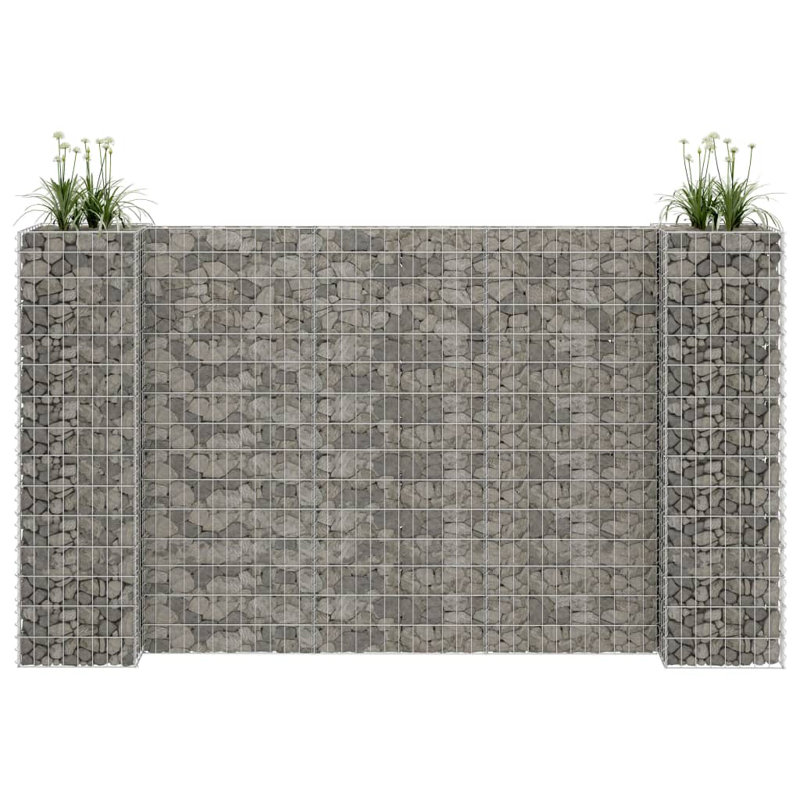 Mur de soutènement Gabion Gabion, H 59,1 po x l 102,4 po x P 15,7 po