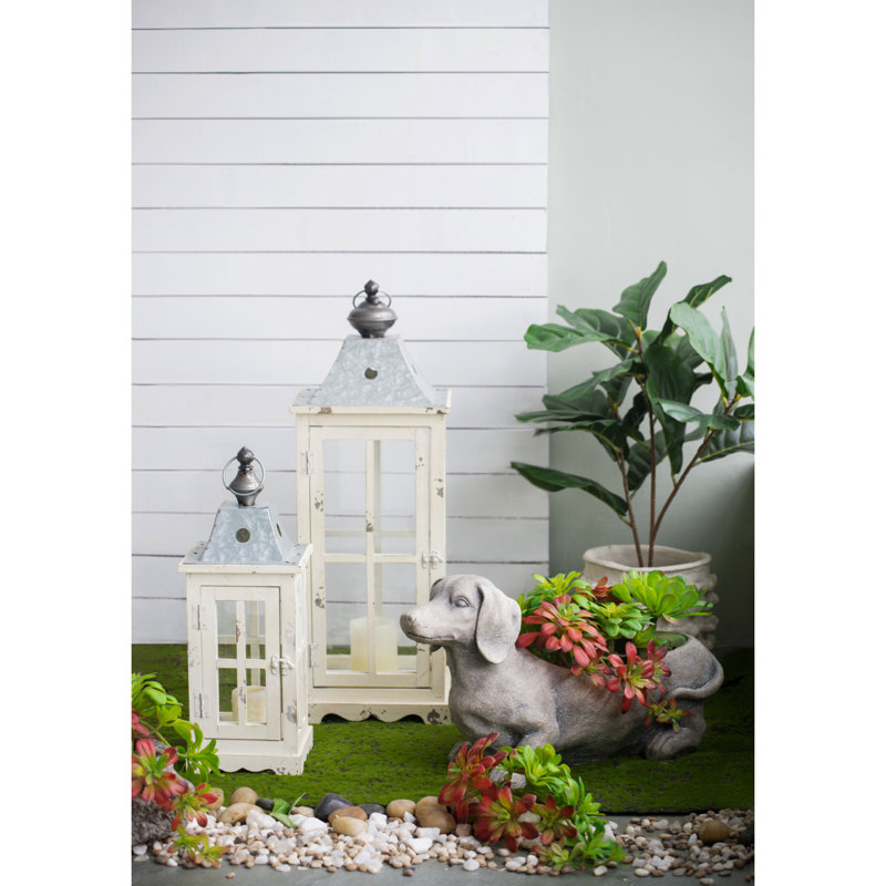Lanterne de bougie en bois décorative, porte-lanterne ouragan