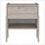 Table de chevet Hyacinth, un tiroir, une tablette ouverte