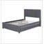 Lit plateforme tapissier avec 2 tiroirs et 1 lit gigogne, tête de lit classique pour l'élégance et le rangement-1761561693-1760808830