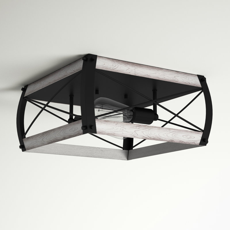 Plafonnier encastré 2 lumières 13,5 po