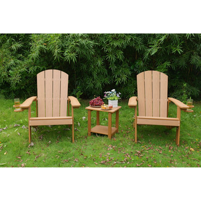 2-Piece All-Season Outdoor Lounge Chairs Perfect For Patio Chats & Garden Leisure Gatherings, Chair