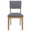 Ensemble de chaise d'appoint charmant et rustique pour espaces élégants