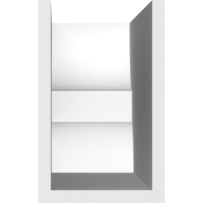 5"W x 8"H x 30"L Standard Ridgewood Architectural Grade PVC Rafter Tail, 8"H x 5"W x 30"D