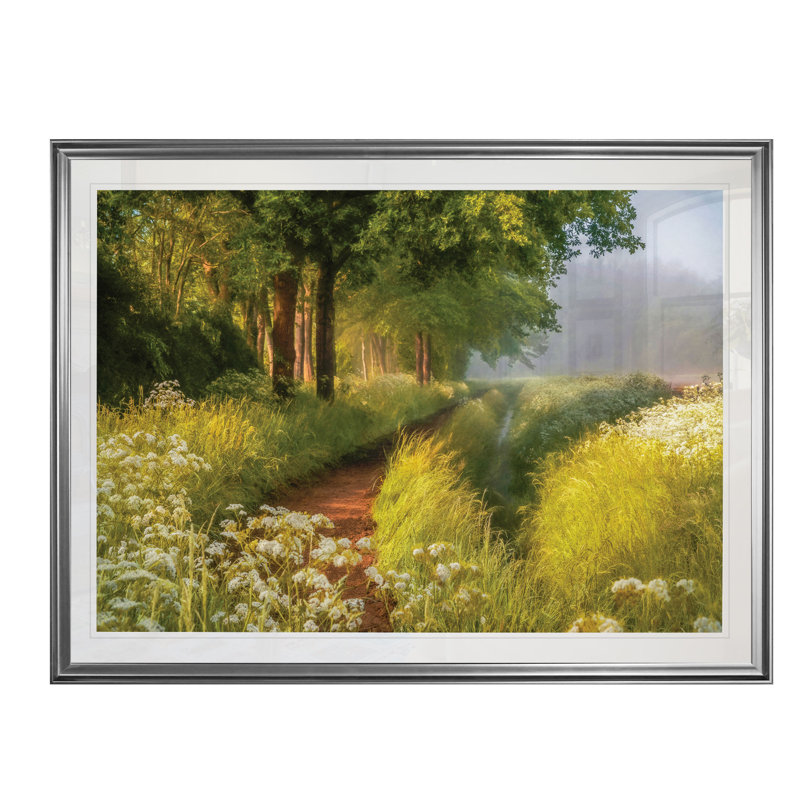 «Spring in Holland», reproduction, H 30 po x l 45 po x 1,5 po, Cadre argenté