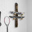Solid Wood Wall Mounted Multi-Use Ski/Snowboard Rack