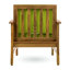 Fauteuil club Perla, vert